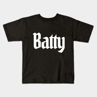 Batty Halloween Goth Kids T-Shirt